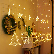 Load image into Gallery viewer, Curtain Fairy String Light LED Christmas Decorations for Home Garland Xmas Light Christmas New Year 2021 Navidad Ornament Gift