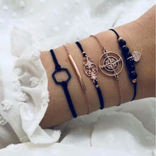 Load image into Gallery viewer, 30 Style Marble Turtle Bracelet Set Heart Pearl Moon Star LOVE Crystal Bracelets for Women Tassel Bracelet Jewelry Wholesale