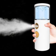 Load image into Gallery viewer, Portable USB Rechargeable Nano Mister Humidifier Cooling Mist Mini Face Humidifier Eyelash Extensions Sprayer Facial Device