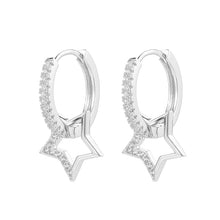 Load image into Gallery viewer, fashion cubic zircon Cute Butterfly Earrings Personality Butterfly hoop Earrings For Women Girls Korean Jewelery 2020