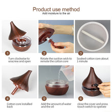Load image into Gallery viewer, buy one get one free Aroma Air Humidifier Wood Aroma Essential Oil Diffuser Ultrasonic Humidifier cool Mist Maker for Home Spa