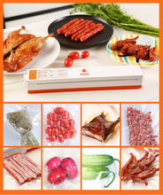Load image into Gallery viewer, WOMSI Food Vacuum Sealer Packaging Machine With 15pcs Bags Free Vacuum Food Sealing Machine Vacuum Sealer Packer