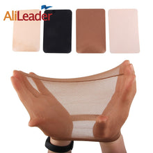 Load image into Gallery viewer, Alileader 2Pcs High Quality Wig Cap Brown Stocking Cap To Christmas Cosplay Wig Caps Stocking Elastic Liner Mesh For Making Wigs