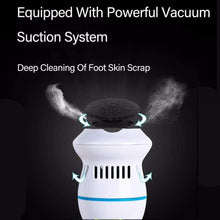 Load image into Gallery viewer, Electric Foot Files Vacuum Callus Remover USB Rechargeable Foot Grinder Callus Remover Feet Care for Hard Cracked Skin