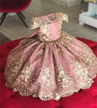 Load image into Gallery viewer, Newborn Baby Girl 1 Year Birthday Dress Tutu First Christmas Party Cute Bow Dress Infant Christening Gown Toddler Girls Clothes