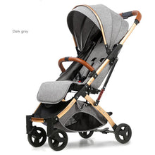 Load image into Gallery viewer, Babyfond 5.8KG Light Stroller Gold Frame Car Portable Carriage Umbrella Baby Stroller Newborn Travelling Pram On Plane Gifts