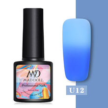 Load image into Gallery viewer, MAD DOLL 8ml 60 Colors Gel Nail Polish Nail Color Nail Gel varnish Soak Off UV Gel Varnish Base Coat No Wipe Top Coat