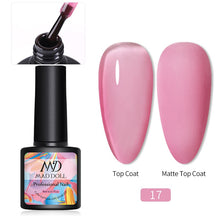Load image into Gallery viewer, MAD DOLL 8ml 60 Colors Gel Nail Polish Nail Color Nail Gel varnish Soak Off UV Gel Varnish Base Coat No Wipe Top Coat