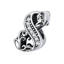 Load image into Gallery viewer, bamoer 10 Number Metal Beads Vintage Charm for Female Original Silver 925 Bracelet & Bangle 925 Sterling Silver Jewelry SCC1418