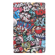 Load image into Gallery viewer, Leather Trifold Stand Case For Samsung Galaxy Tab A 10.1 2019 8.0 S5e Smart Sleep Wake Cover For Galaxy Tab S7 Plus S6 Lite Case