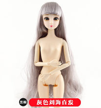 Load image into Gallery viewer, BJD Doll 30cm 20 Movable Jointe Dolls 3D Eyes Bjd Plastic Doll for Girls Toys Long Wig Female Nude Body Fashion Christmas Gift