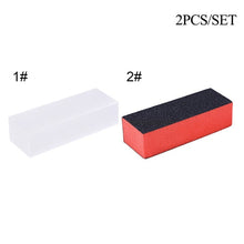 Load image into Gallery viewer, 1 Pc Half-Moon-Shaped Nail File Nail Buffer Washable Grinding Polishing Sanding Buffing Pedicure Nail Art Tools