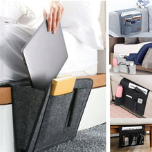 Load image into Gallery viewer, Bedside Storage Organizer Hanging Caddy Bed Holder Pockets Bed Pocket Sofa Organizer Pockets Book Felt Bed Holder Pockets