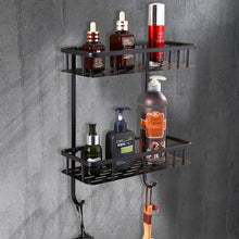 Load image into Gallery viewer, Bathroom Accessories Corner Shelf,Towel Rack,Paper holder,Towel Bar,Toilet Brush Holder Towel Rail Brass Black bathroom Hardware