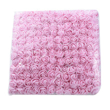 Load image into Gallery viewer, 72/144 Pieces Cheap artificial flowers MINI foam teddy bear of rose bouquet vase for home decor wedding decorative flower wreath