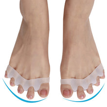 Load image into Gallery viewer, Toe Separator Correction Hallux Valgus Corrector 2PCS Silicone Orthopedic Hammer Separator Straightener Spreader Foot Care Tool