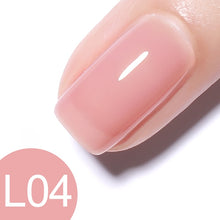 Load image into Gallery viewer, GDCOCO New Arrival Jelly Gel Nude Color Nail Gel Polish Glitter Color Transparent Clear Nail Varnish Soak off UV LED Gel Varnish