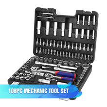 Load image into Gallery viewer, WORKPRO Tool Set Hand Tools for Car Repair Ratchet Spanner Wrench Socket Set Professional Bicycle Car Repair Tool Kits
