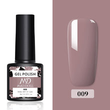 Load image into Gallery viewer, MAD DOLL 8ml 60 Colors Gel Nail Polish Nail Color Nail Gel varnish Soak Off UV Gel Varnish Base Coat No Wipe Top Coat