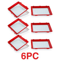 Load image into Gallery viewer, 6PC Food Storage Preservation Plate Plastic Refrigerator Food Salad Tray Kitchen Organizer Container Set Fresh Food Serving Tray