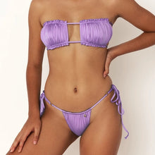 Load image into Gallery viewer, Micro Sexy Women Bikinis Set 2020 Mujer Swimsuit Bandeau Bathing Suit Push up Two-piece Female Swimwear Biquini Beachwear Bikini