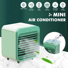 Load image into Gallery viewer, Dropshipping Home Mini Air Conditioner Portable Air Cooler USB Personal Space Cooler Fan Air Cooling Fan Rechargeable Fan Desk