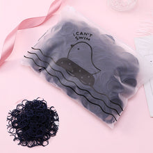 Load image into Gallery viewer, 100pcs/Set Bag Packed Girls Cute Colorful Elastic Hair Bands Gum For Ponytail Holder Scrunchie Headband Fashion Hair Accessories