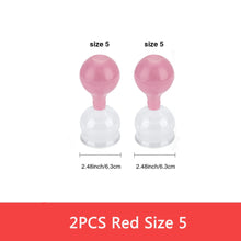 Load image into Gallery viewer, Vacuum Cupping Set Rubber Head Glass Suction Body Cup Massage Cans Anticellulite Massager Chinese Medical Therapy Massage Jars