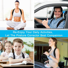 Load image into Gallery viewer, Medical Adjustable Clavicle Posture Corrector Men Women Upper Back Brace Shoulder Lumbar Support Belt Corset Posture Correction