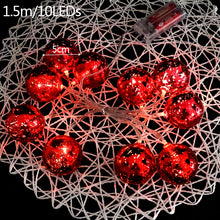 Load image into Gallery viewer, 1.5m 10Led Christmas Tree Santa Claus Snowman Snowflake Led Light String Festival Bar Home Party Decor Christmas Ornament