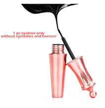 Load image into Gallery viewer, Magnetic False Eyelashes No Glue Full Eye 5 Magnet Reusable Fake Eyelashes Natural Soft Eyelashes Extension Magnetic Eyelash Kit