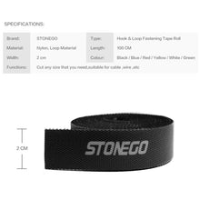 Load image into Gallery viewer, STONEGO USB Cable Winder Cable Organizer Ties Mouse Wire Earphone Holder HDMI Cord Free Cut Management Phone Hoop Tape Protector