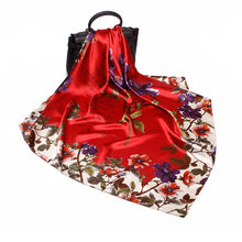 Load image into Gallery viewer, Fashion Scarves for Women Shawl Print Silk Satin Hijab Scarf Female Bandana 90*90cm Luxury Brand Square Shawls Scarfs For Ladies
