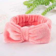 Load image into Gallery viewer, 2020 New Letter OMG Headbands for Women Girls Bow Wash Face Turban Makeup Elastic Hair Bands Coral Fleece Hair Accessories