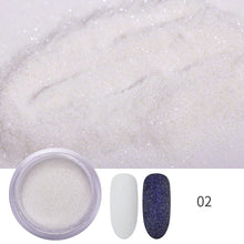 Load image into Gallery viewer, 1Box Sugar Nail Powder Glitter Nail Dust Powder Laser Gradient Nail Pigment Coloful Glitter Nail Art Decoration Accessories