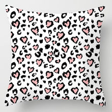 Load image into Gallery viewer, New Pink Roses Feathers Geometric Cushion Cover Modern Fashion Nordic Simple Pillowcase Decorative Sofa Seat Throw Pillows Cover