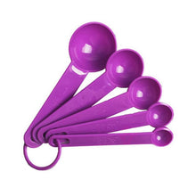 Load image into Gallery viewer, 5pcs/set Measuring Spoon kitchen scale Silicone Measuring Ladle Baking Cooking Coffee Tools with Scale Kitchen Tool