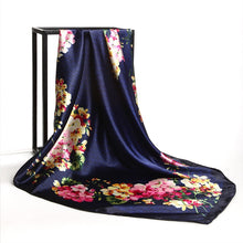 Load image into Gallery viewer, Fashion Scarves for Women Shawl Print Silk Satin Hijab Scarf Female Bandana 90*90cm Luxury Brand Square Shawls Scarfs For Ladies
