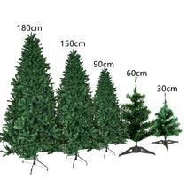 Load image into Gallery viewer, Artificial Christmas Tree Plastic Durable Christmas Decor Green Miniature Tree 2021 Christmas Family Party Tree Easy Assemble