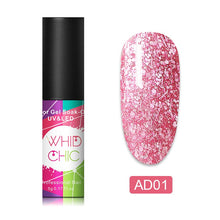 Load image into Gallery viewer, WHID CHIC Thermal Glitter Soak Off UV Gel Polish Sparkling Temperature Color-changing Varnish Gel Nail Art varnish Decor