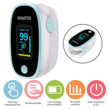 Load image into Gallery viewer, Portable Blood Oxygen Monitor Finger Pulse Oximeter Oxygen Saturation Monitor Fast Shipping within 24hours (without Battery)
