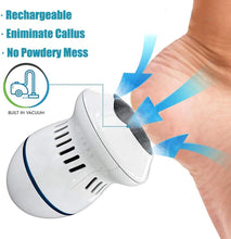 Load image into Gallery viewer, Electric Foot Files Vacuum Callus Remover USB Rechargeable Foot Grinder Callus Remover Feet Care for Hard Cracked Skin