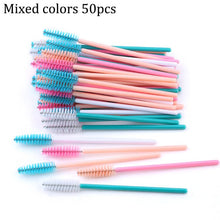 Load image into Gallery viewer, Eyelash Extension Disposable Eyebrow brush Mascara Wand Applicator Spoolers Eye Lashes Cosmetic Brushes Set makeup tools