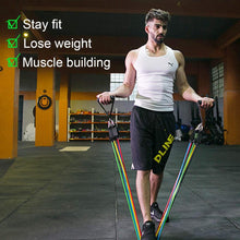 Load image into Gallery viewer, 11 pcs Yoga Band Tube Resistance Bands Set Fitness Elastic Rubber Band Training Workout Expander Pull Rope Gym Fitness Equipment