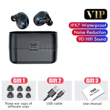 Load image into Gallery viewer, Wireless Headphones IPX7 Waterproof Touch Control 9D TWS Bluetooth 5.0 Stereo Earbuds Sports Earphones Headsets with Microphone