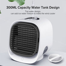 Load image into Gallery viewer, Mini Portable Air Conditioner Multi-Function Humidifier Purifier Air Cooler Fan Personal Space USB Desktop Air Conditioning Home