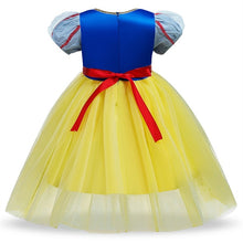 Load image into Gallery viewer, Fancy Snow White Princess Dress Christmas Costume Halloween Cosplay Dress up Baby Girl Clothes Birthday Party Kids tutu Dress