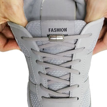 Load image into Gallery viewer, TILUSERO New Elastic Shoelaces Metal Capsule Button No Tie Shoe Laces