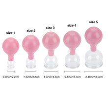 Load image into Gallery viewer, Vacuum Cupping Set Rubber Head Glass Suction Body Cup Massage Cans Anticellulite Massager Chinese Medical Therapy Massage Jars
