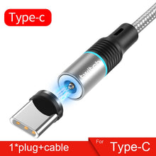 Load image into Gallery viewer, Twitch 2m Magnetic Micro USB Cable For iPhone Samsung Android Mobile Phone Fast Charging USB Type C Cable Magnet Charger Wire